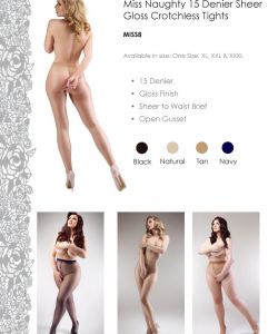 Miss Naughty - Plus Size Hosiery Catalog